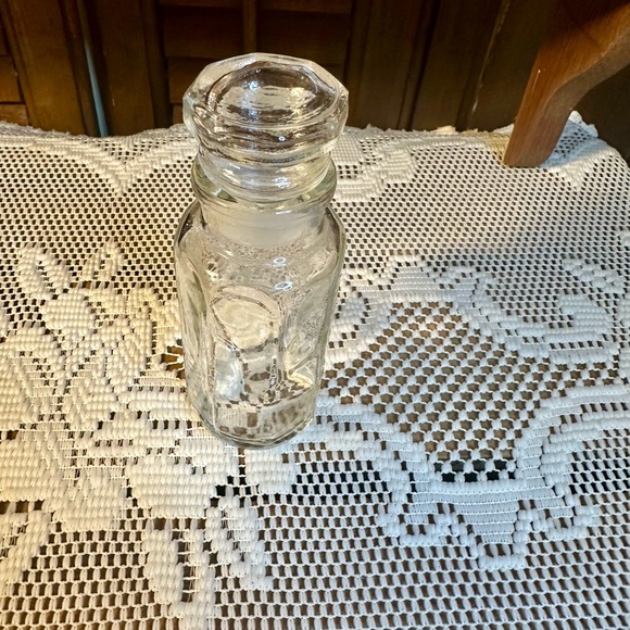 Rare Antique Wooden Spice Rack with 16 Glass Apothecary Jars Farmhouse - Picture 11 of 15